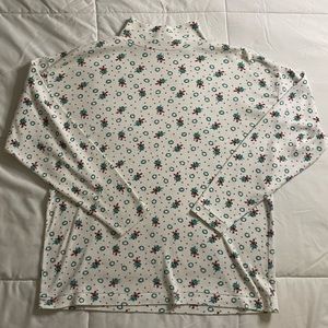 Crystal Christmas Mock Neck